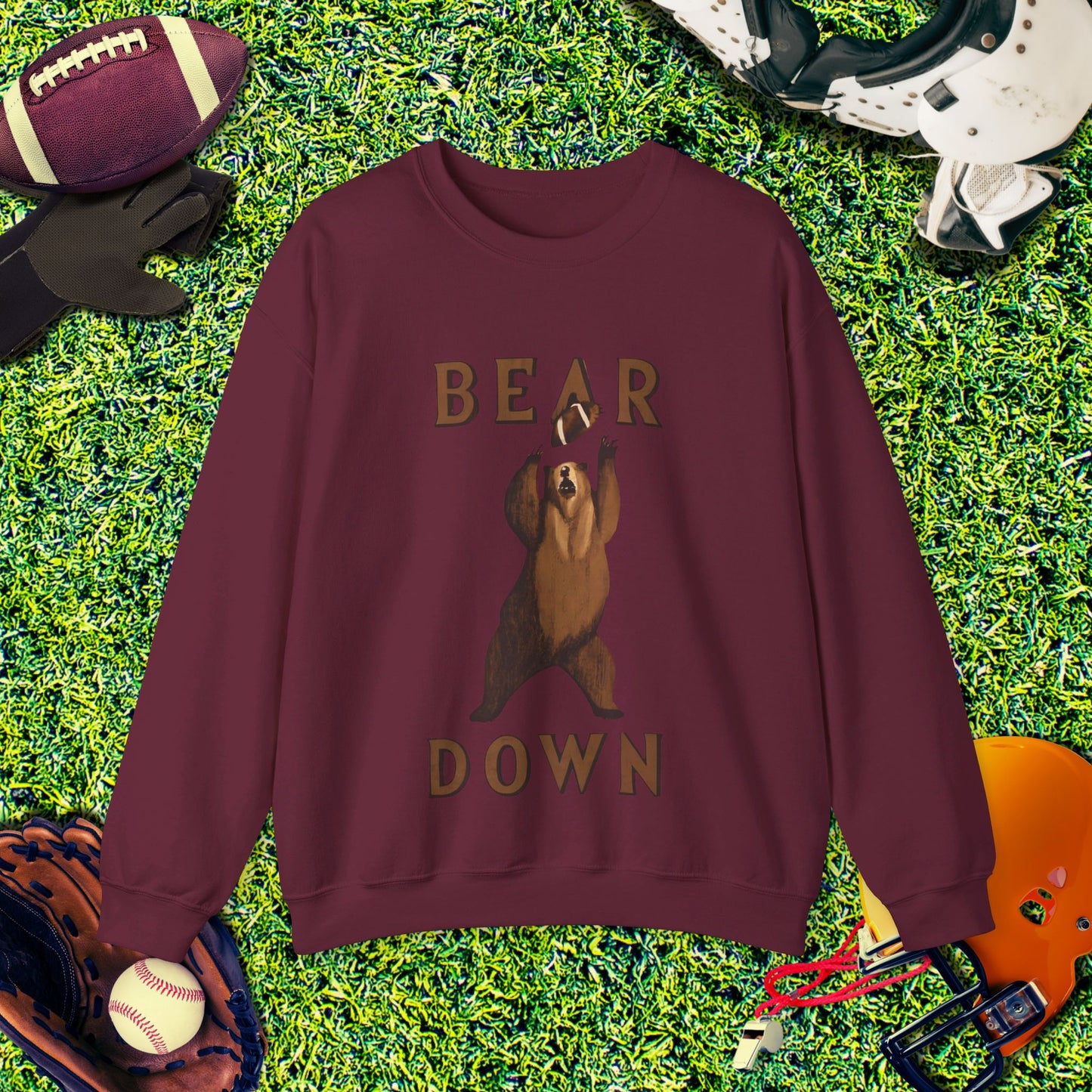 Vintage Chicago Bears "Bear Down" Crewneck Sweatshirt