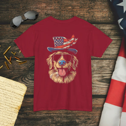 Stars & Stripes Doggo (Back) T-Shirt