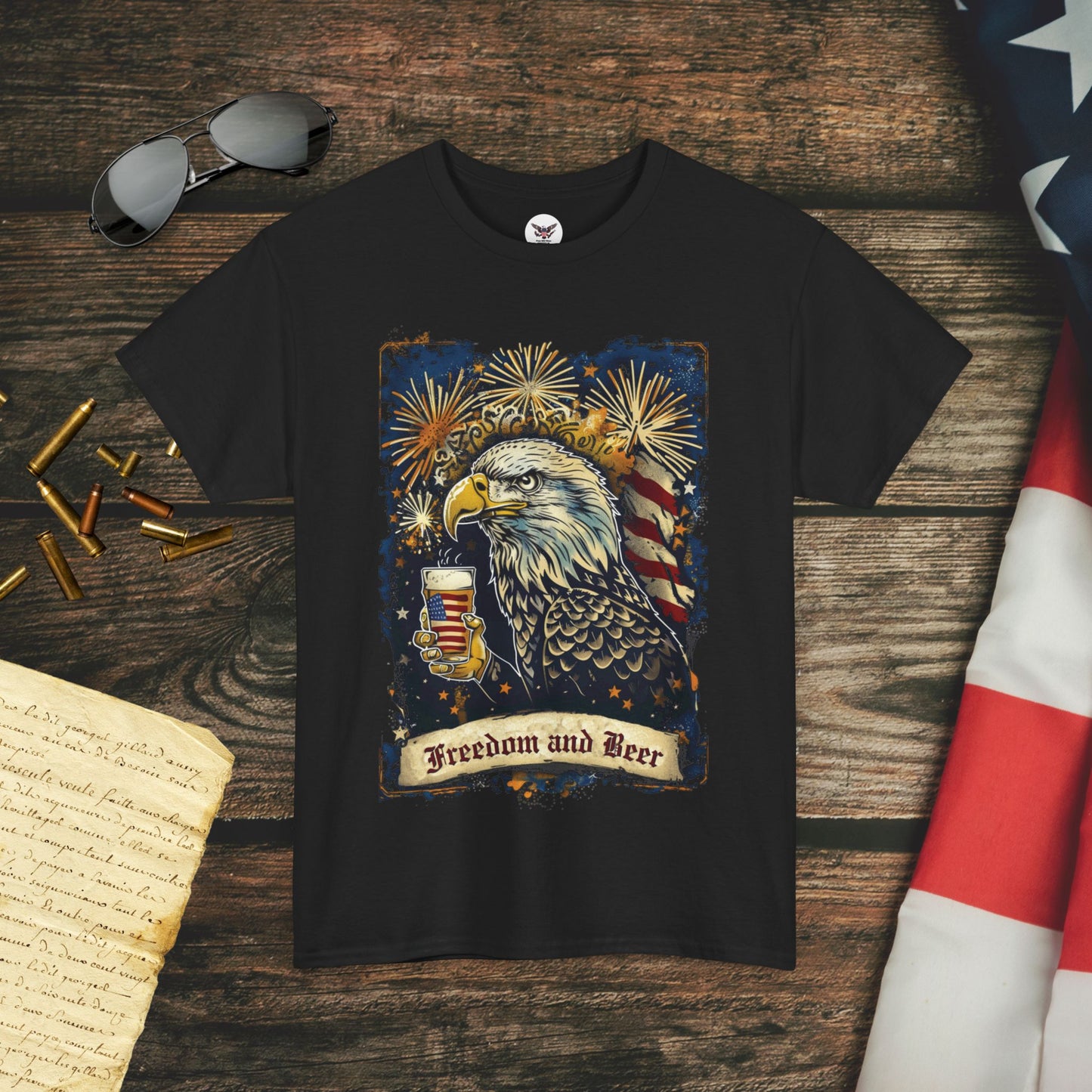 America, Freedom, and Beer T-Shirt