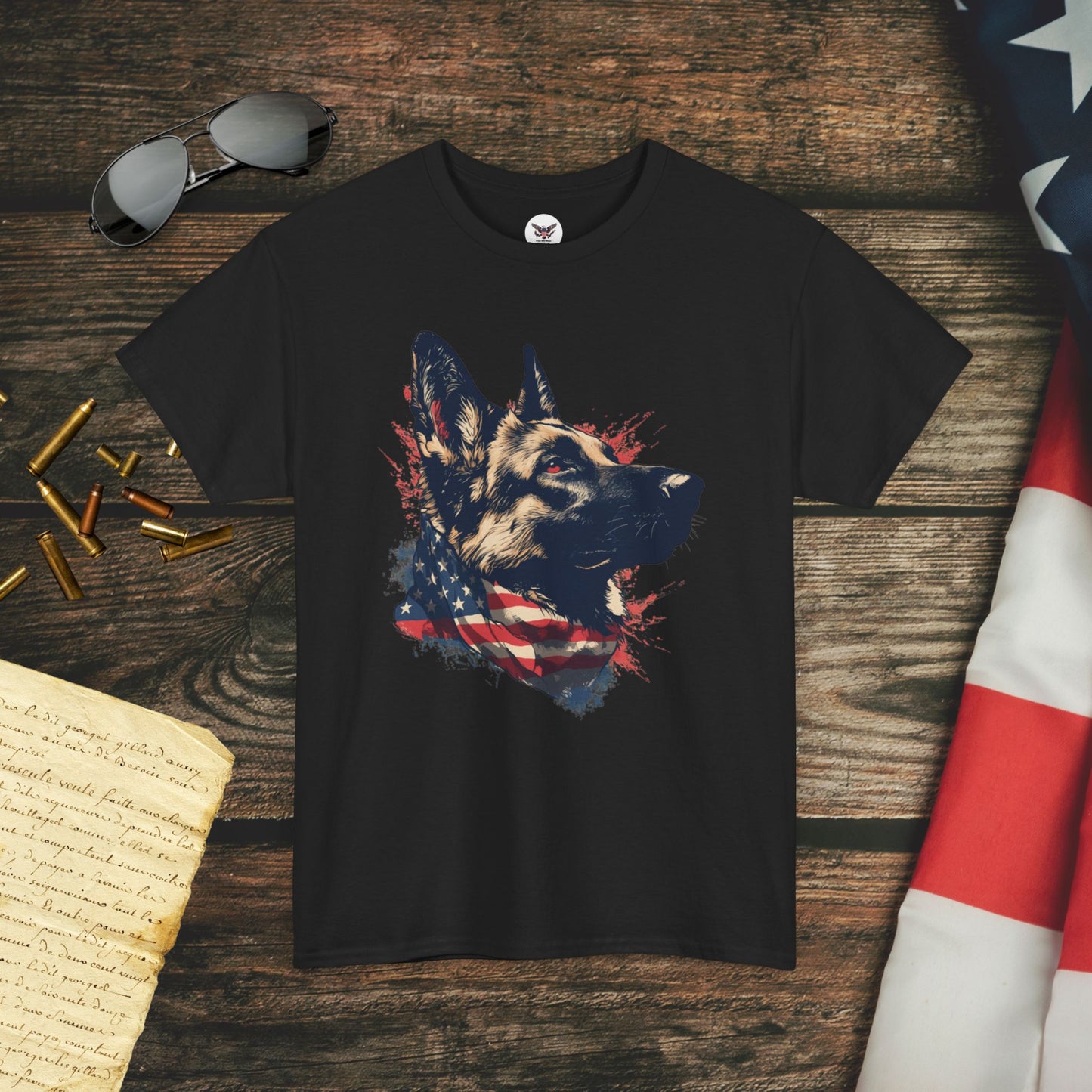 Loyal Patriotic German Shepherd T-Shirt