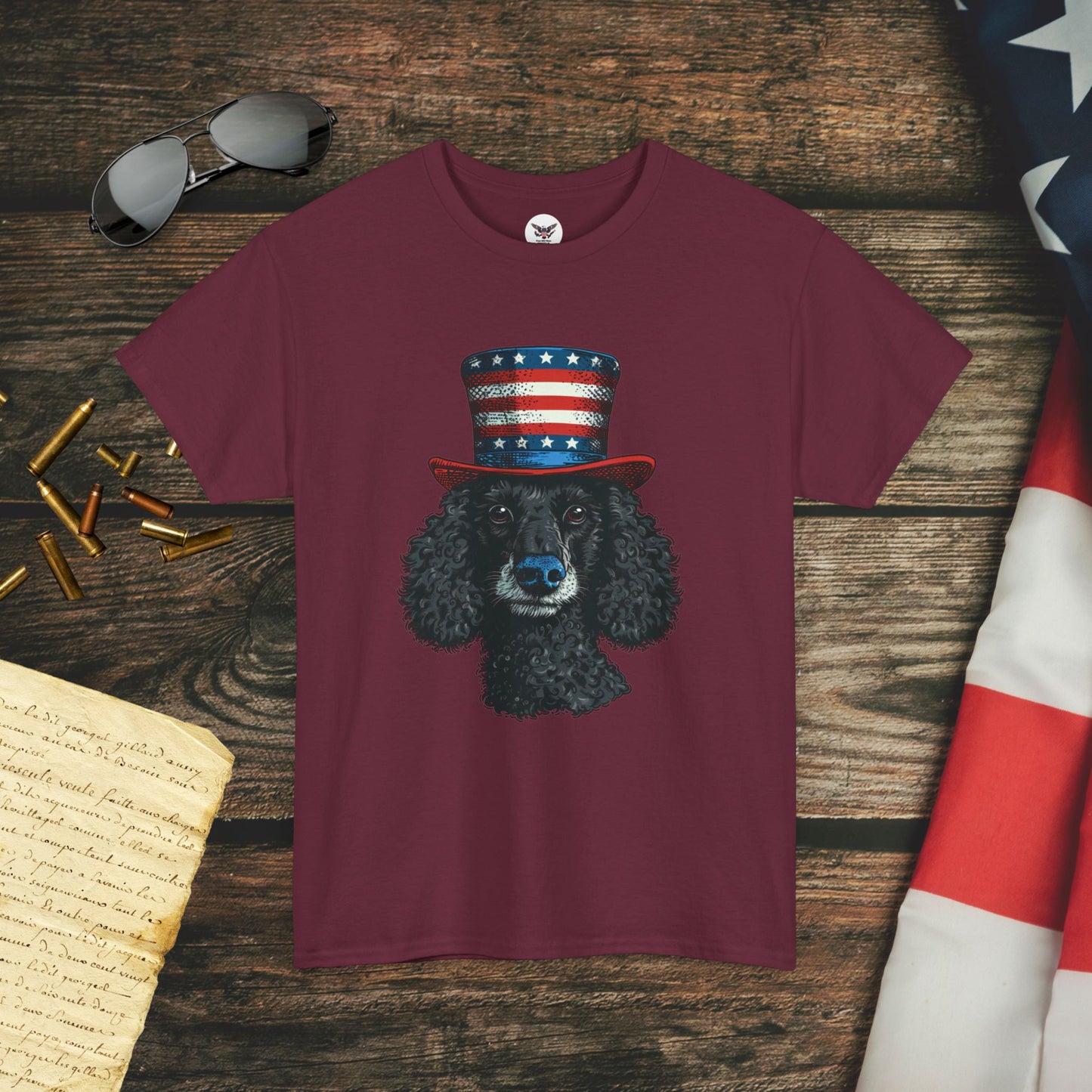 All-American Poodle T-Shirt