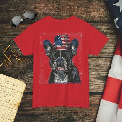 Uncle Sam Frenchie (Back) T-Shirt