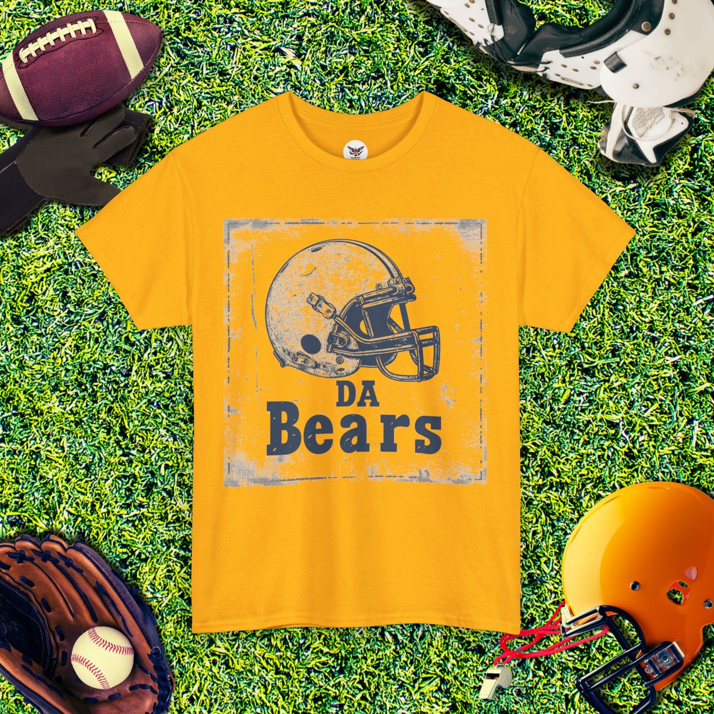 Da Bears Vintage Helmet T-Shirt