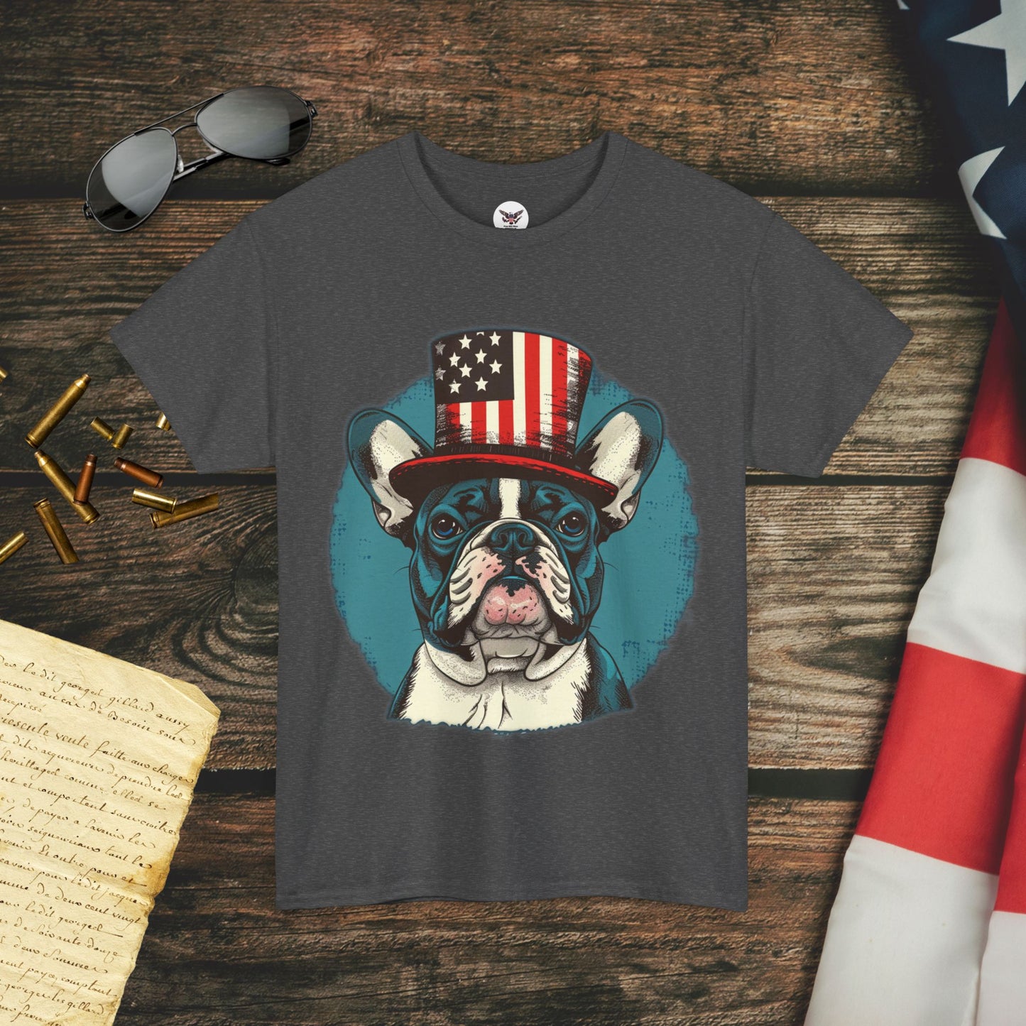 Stars & Stripes Frenchie T-Shirt