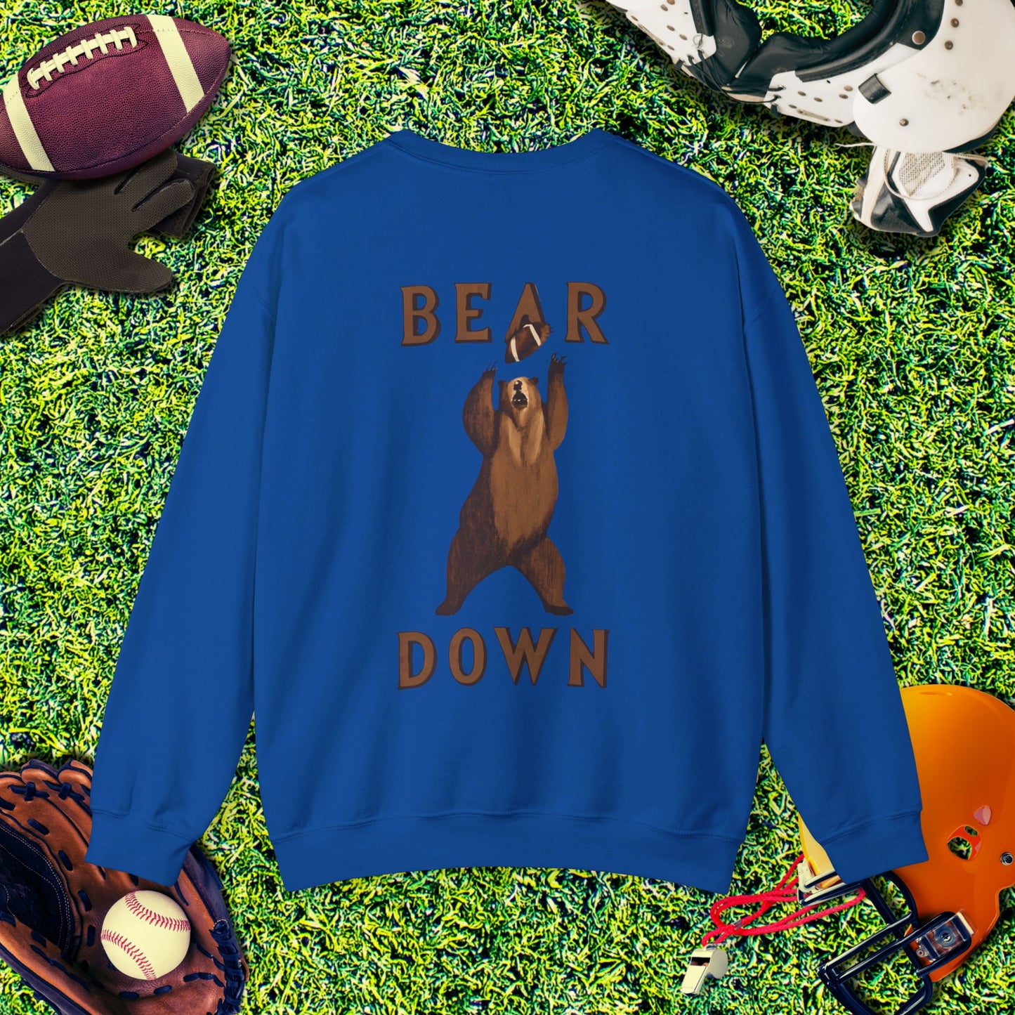 Copy of Vintage Chicago Bears "Bear Down" (Back) Crewneck Sweatshirt