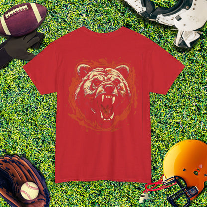 Intense Chicago Bears Roaring Bear (Back) T-Shirt