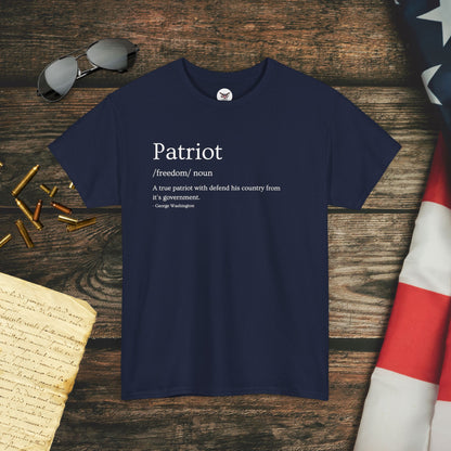 Patriot Definition T-Shirt – George Washington Quote