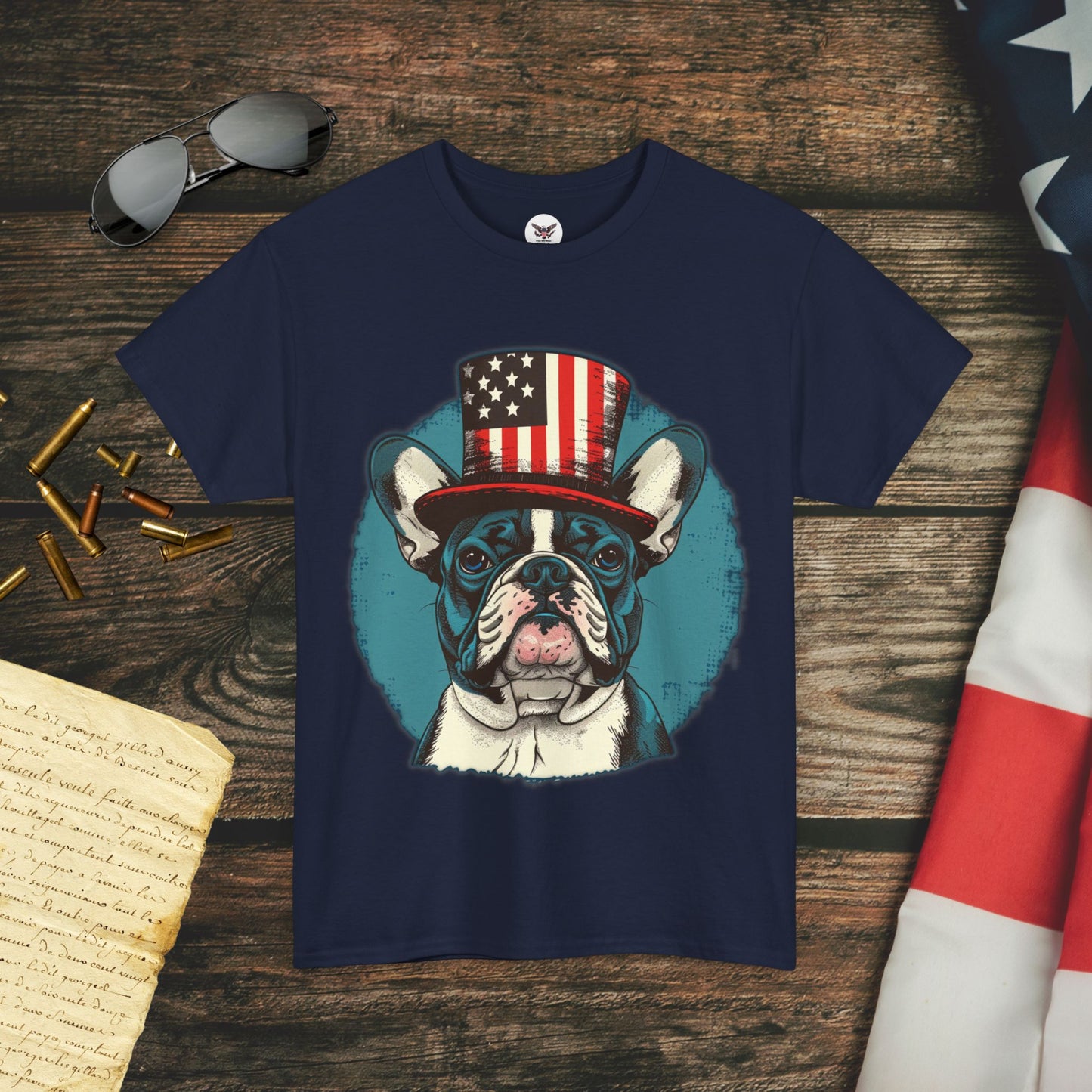 Stars & Stripes Frenchie T-Shirt