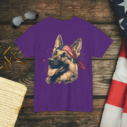 Guarding Freedom German Shepherd (Back) T-Shirt