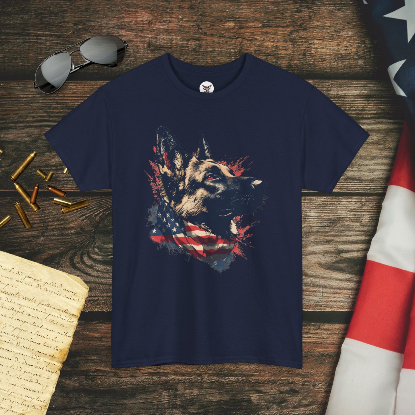 Loyal Patriotic German Shepherd T-Shirt