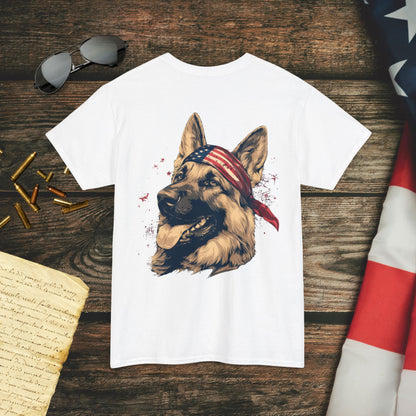 Guarding Freedom German Shepherd (Back) T-Shirt