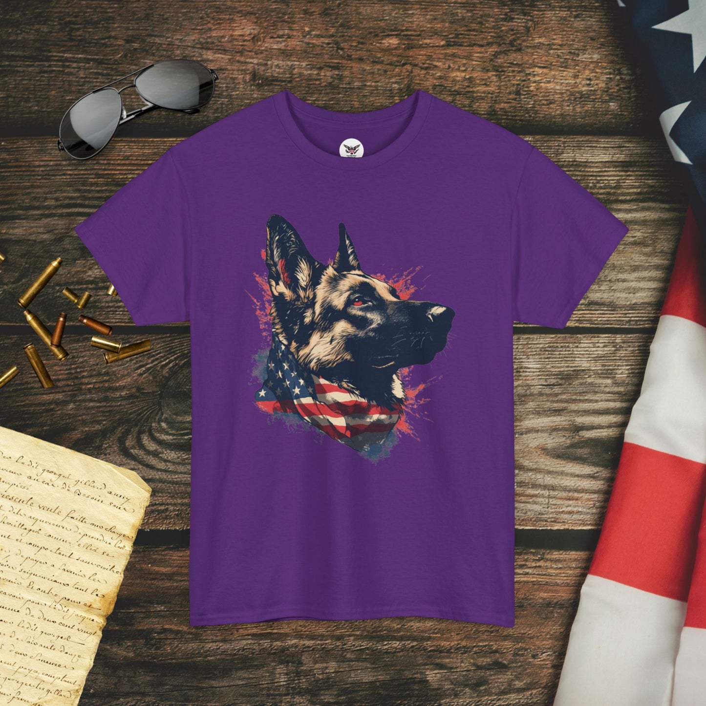 Loyal Patriotic German Shepherd T-Shirt