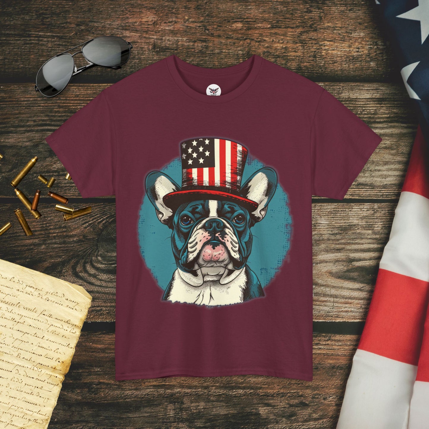 Stars & Stripes Frenchie T-Shirt