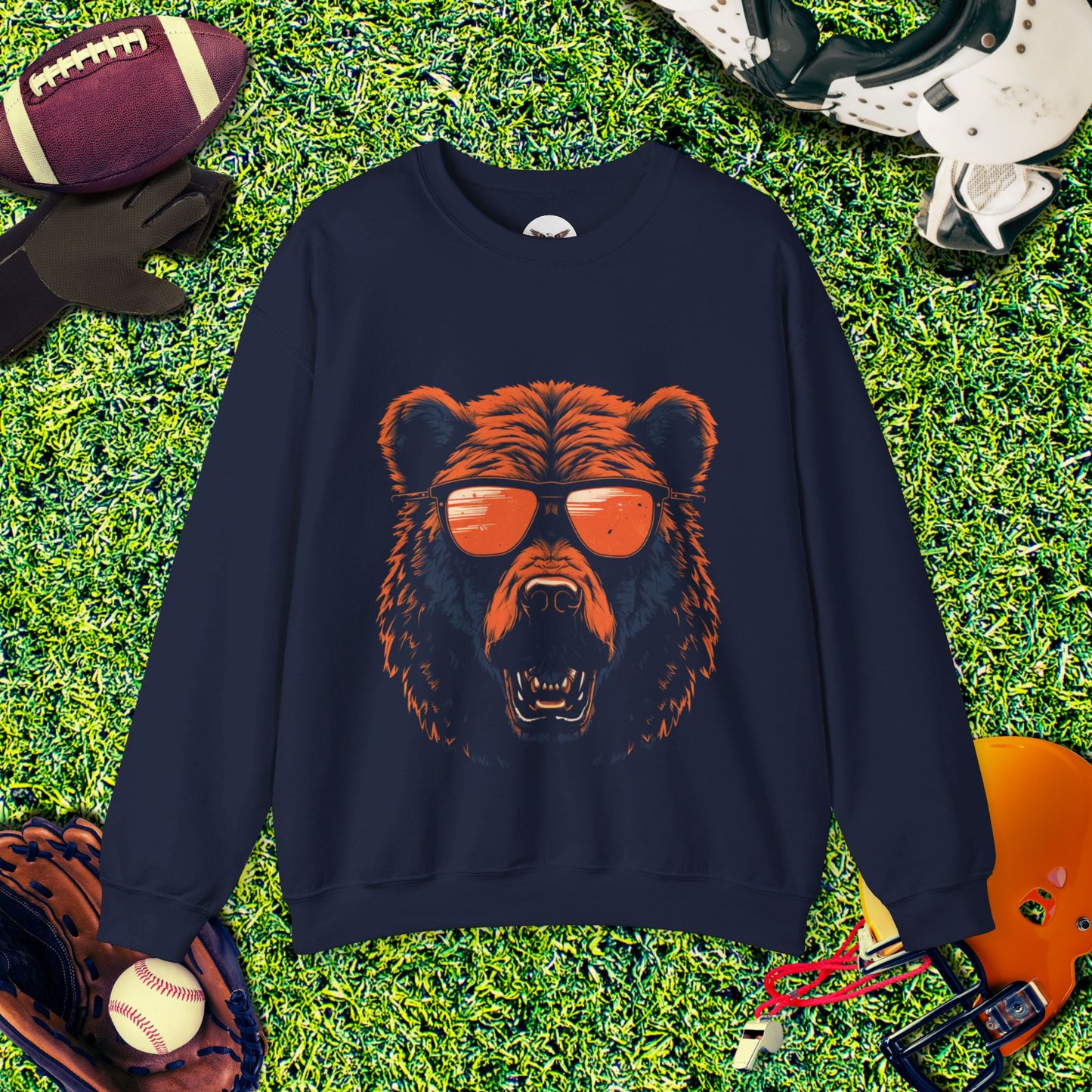 Chicago Bears Cool Shades Crewneck Sweatshirt