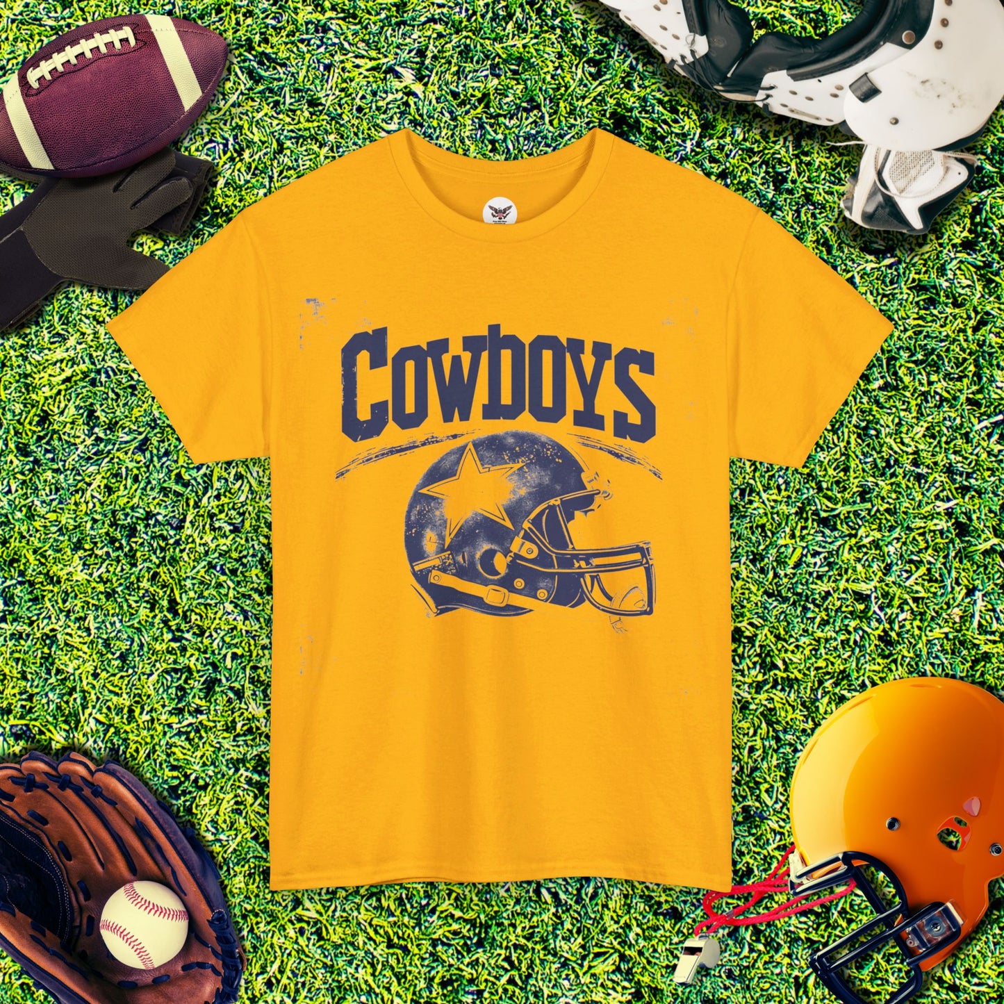 Dallas Cowboys "Football Helmet" Vintage T-Shirt