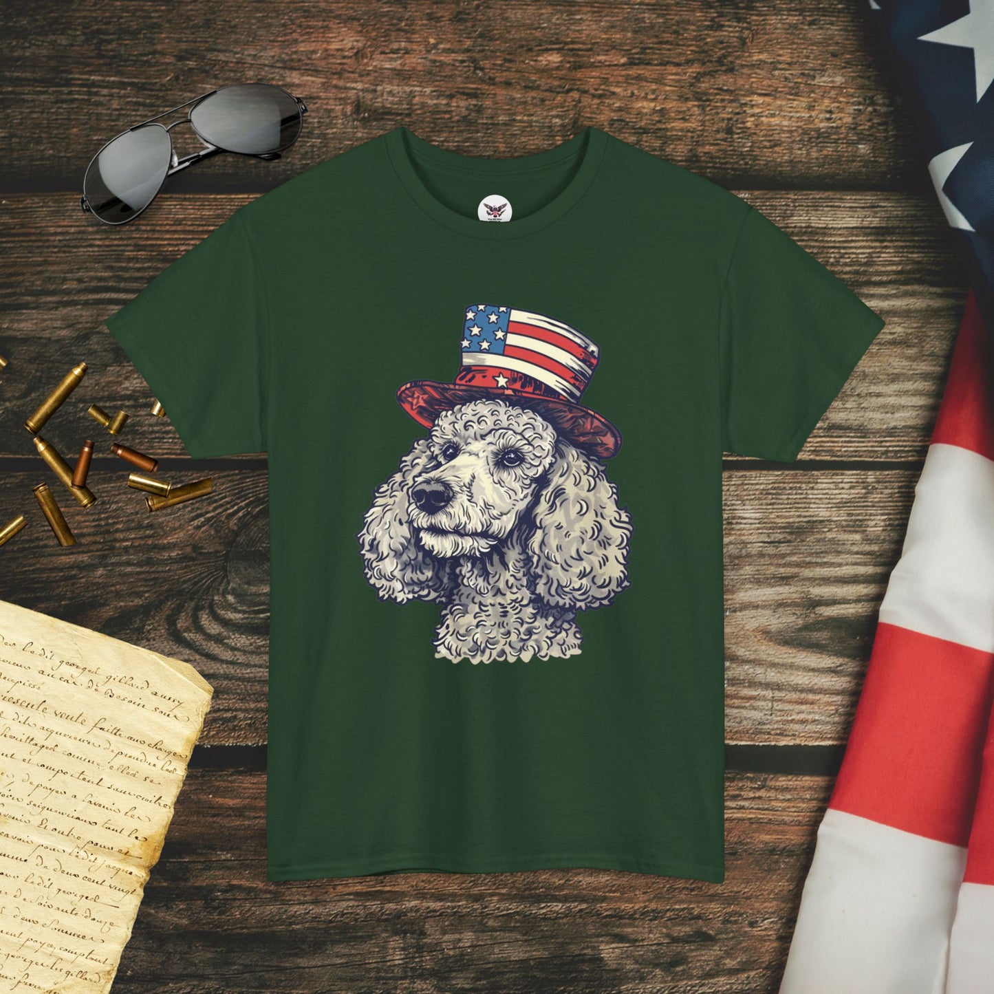 Proud Poodle Patriot T-Shirt