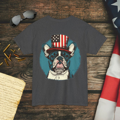 Stars & Stripes Frenchie (Back) T-Shirt