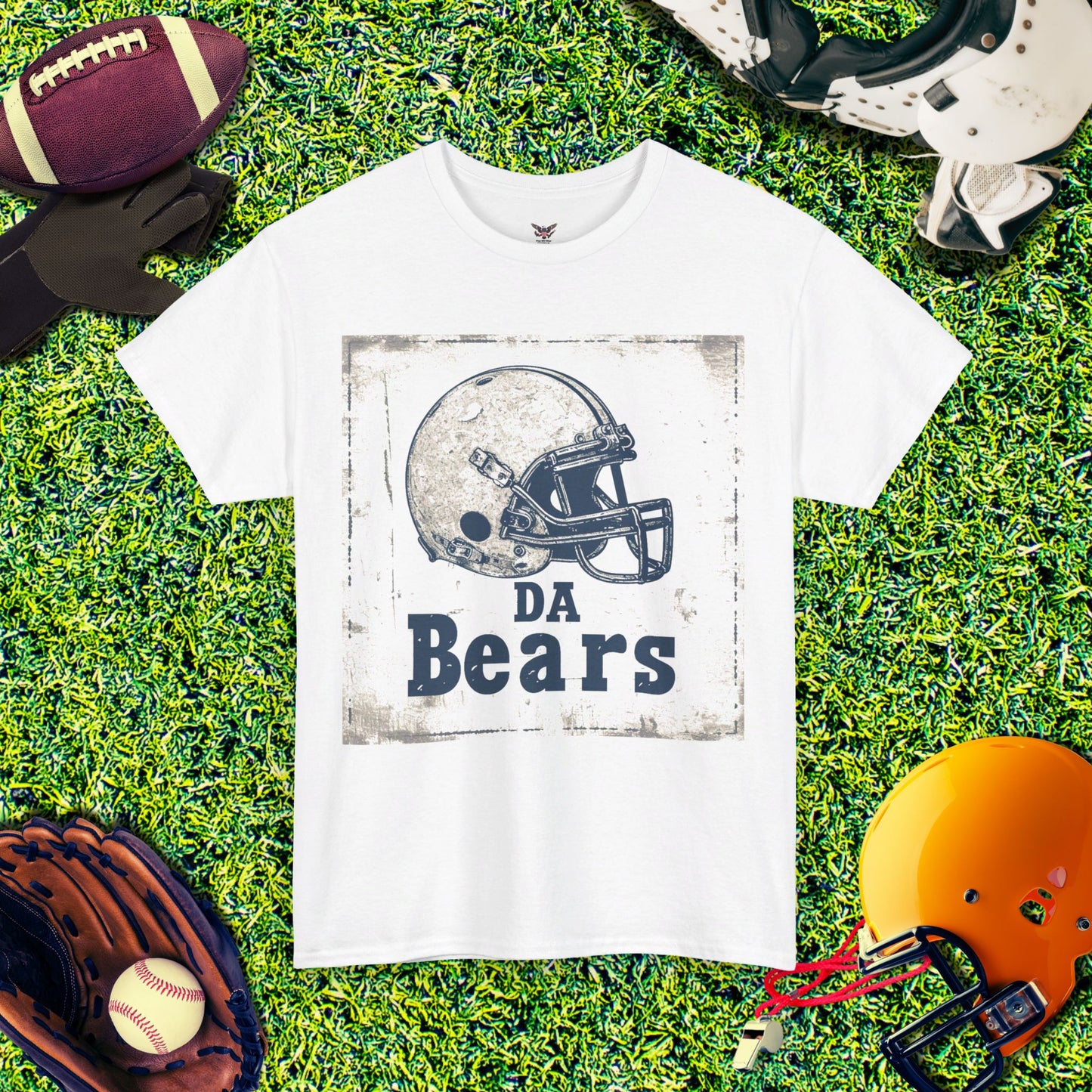 Da Bears Vintage Helmet T-Shirt