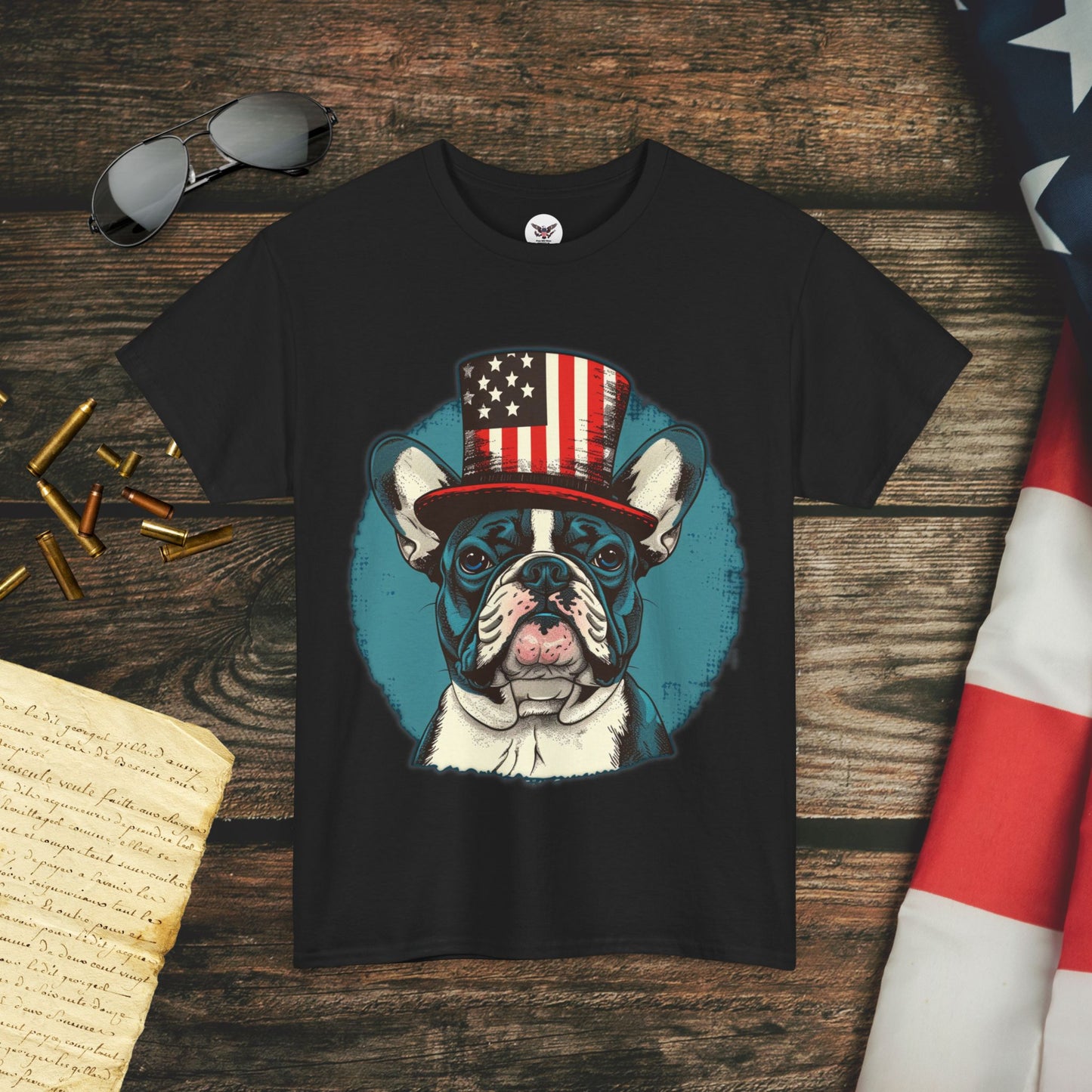 Stars & Stripes Frenchie T-Shirt