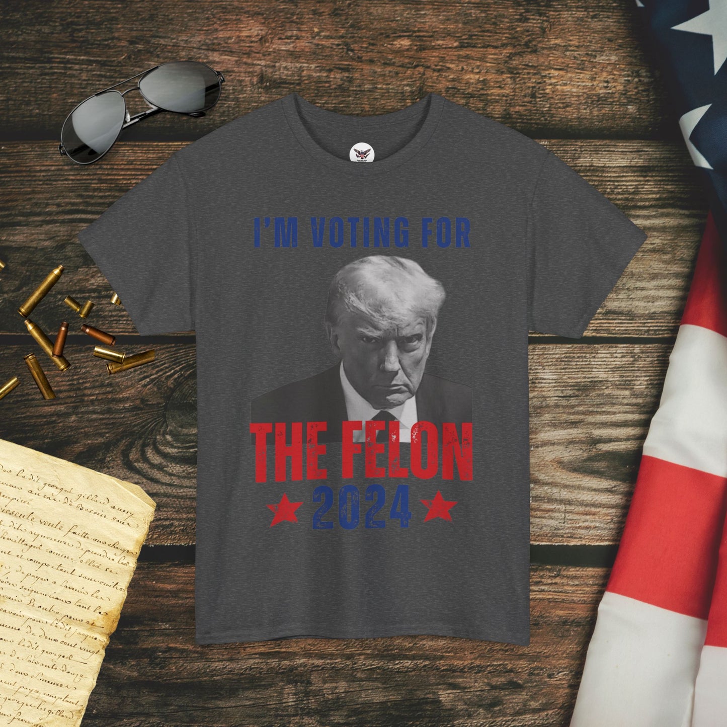 I'm Voting for the Felon 2024 T-Shirt