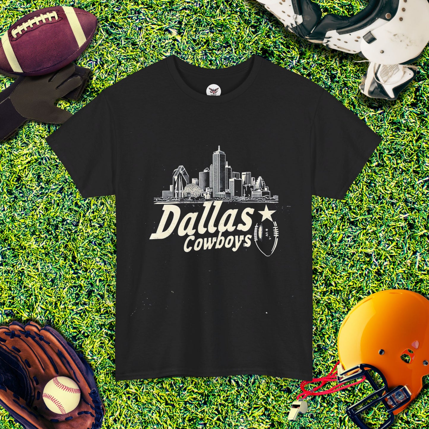 Dallas Cowboys "Vintage City Skyline" T-Shirt