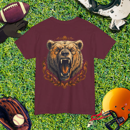 Fierce Chicago Bears Roaring Bear (Back) T-Shirt