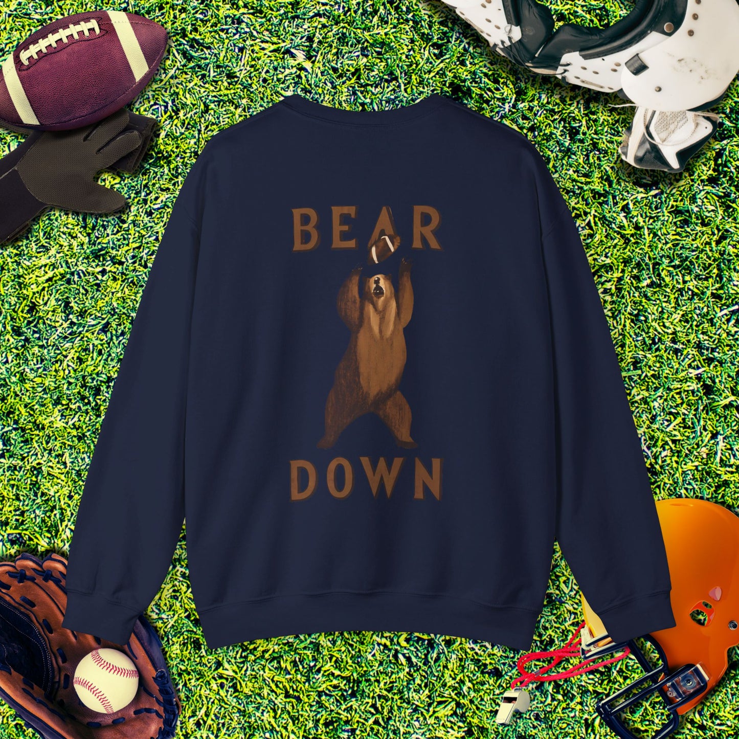 Copy of Vintage Chicago Bears "Bear Down" (Back) Crewneck Sweatshirt