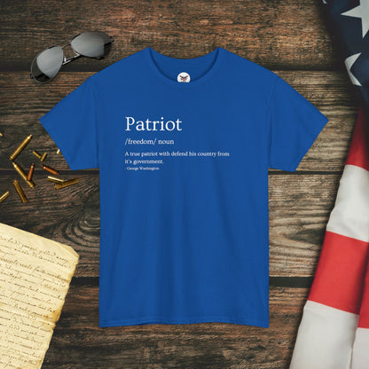 Patriot Definition T-Shirt – George Washington Quote