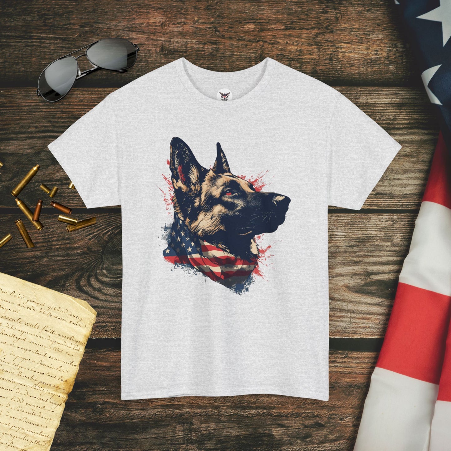 Loyal Patriotic German Shepherd T-Shirt