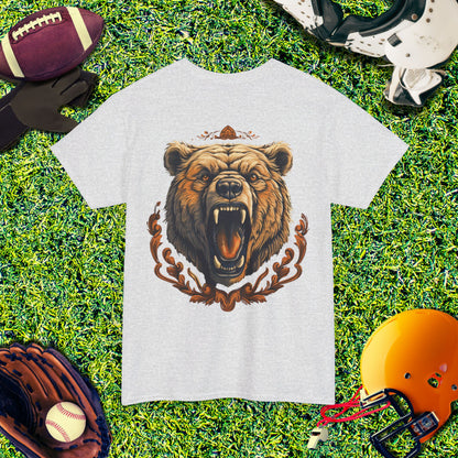 Fierce Chicago Bears Roaring Bear (Back) T-Shirt