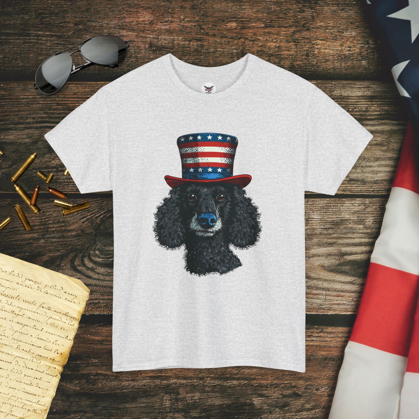 All-American Poodle T-Shirt