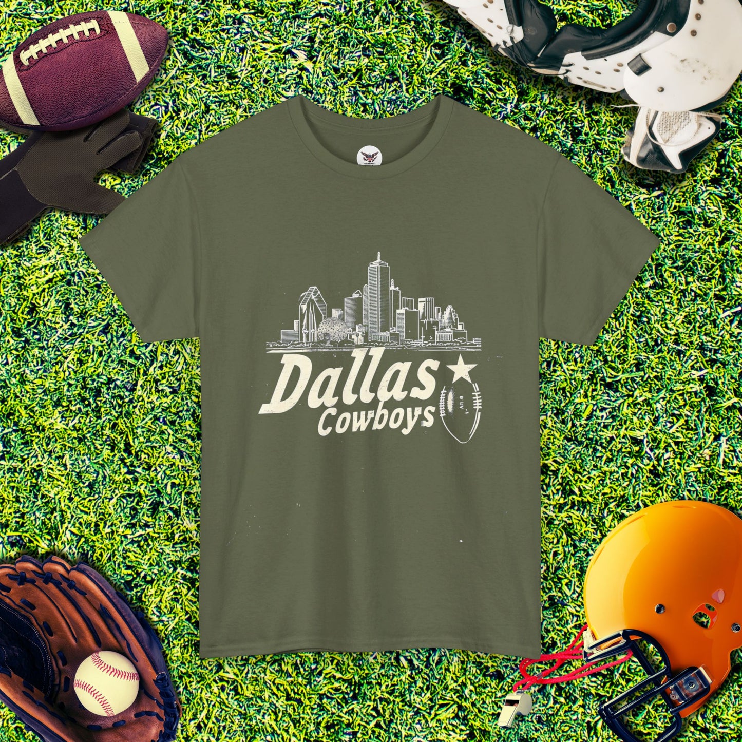 Dallas Cowboys "Vintage City Skyline" T-Shirt