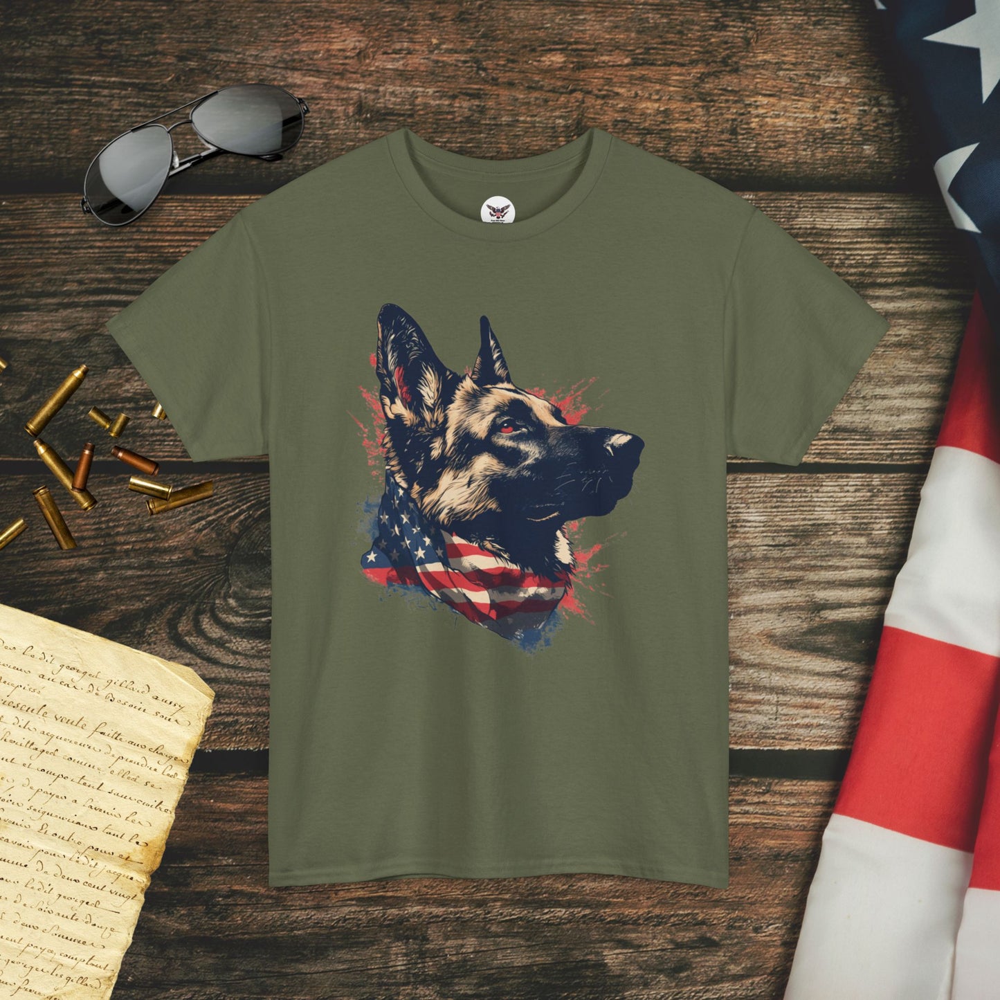 Loyal Patriotic German Shepherd T-Shirt