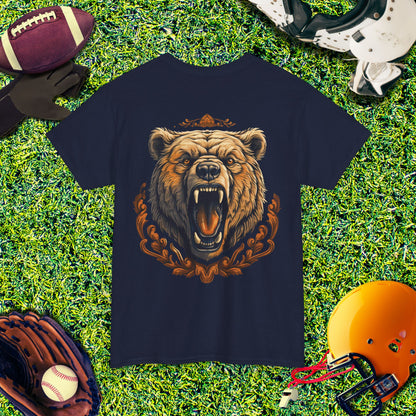 Fierce Chicago Bears Roaring Bear (Back) T-Shirt