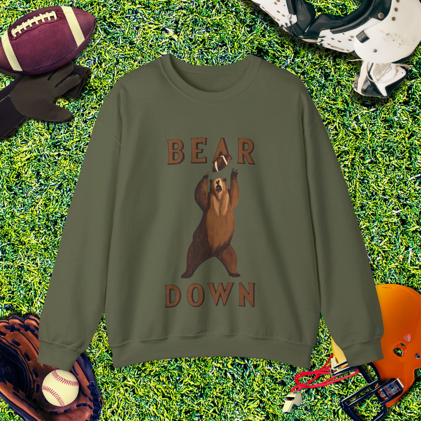 Vintage Chicago Bears "Bear Down" Crewneck Sweatshirt