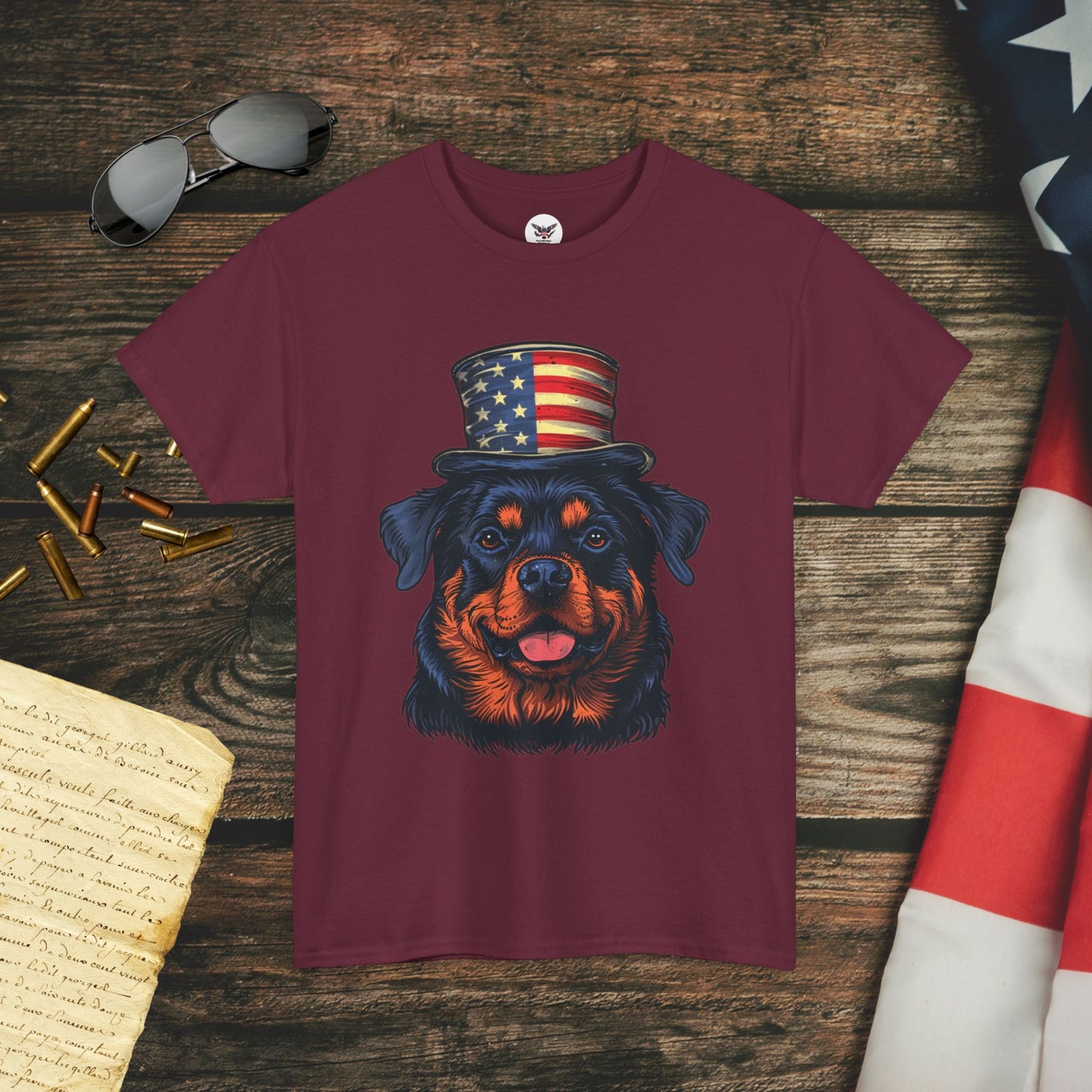 American Hero Rottweiler T-Shirt