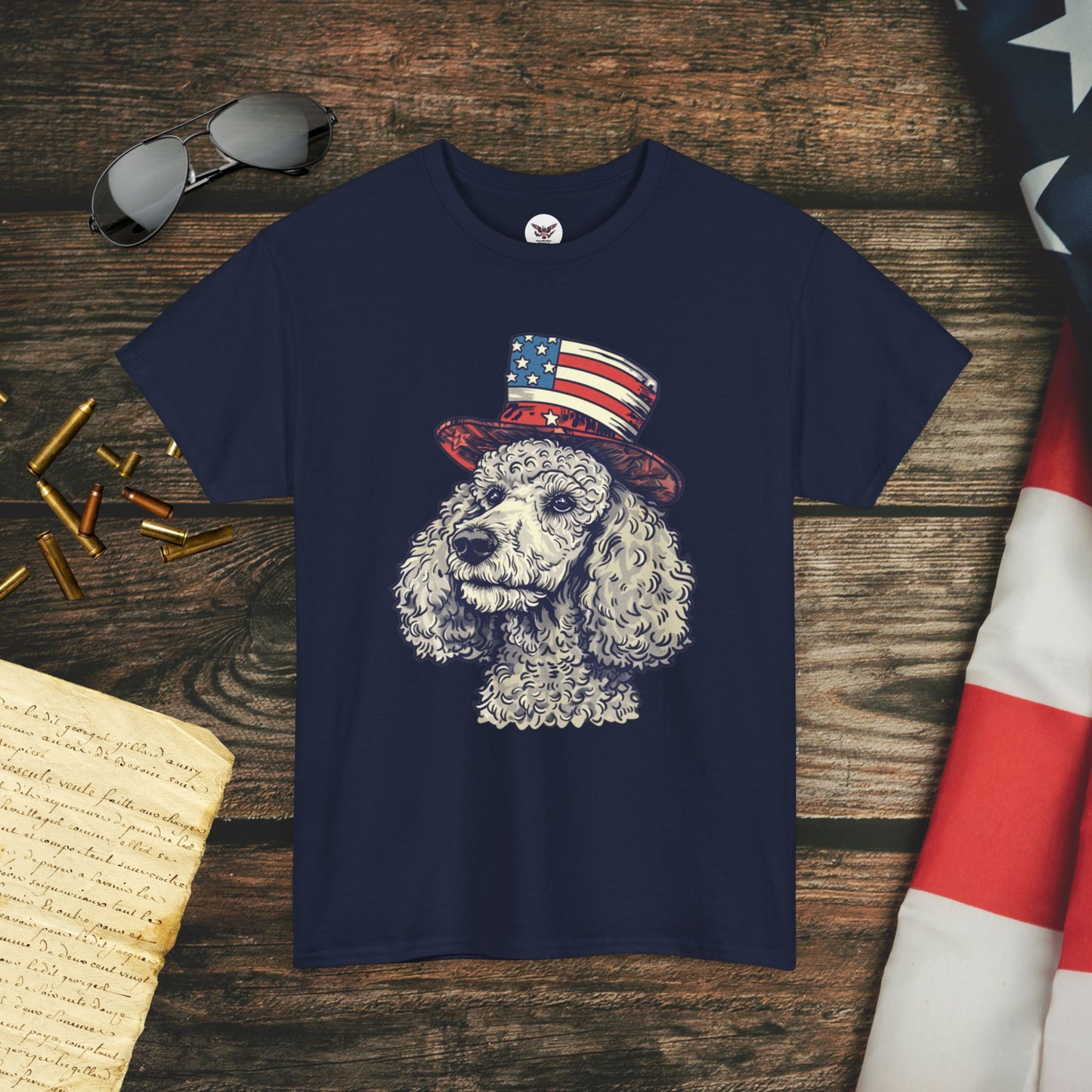 Proud Poodle Patriot T-Shirt