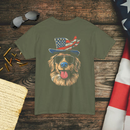 Stars & Stripes Doggo (Back) T-Shirt