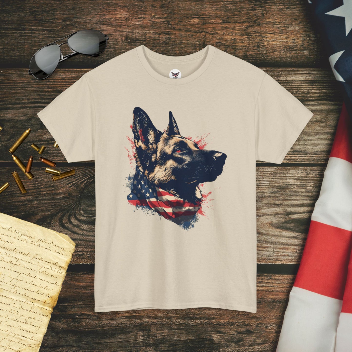 Loyal Patriotic German Shepherd T-Shirt