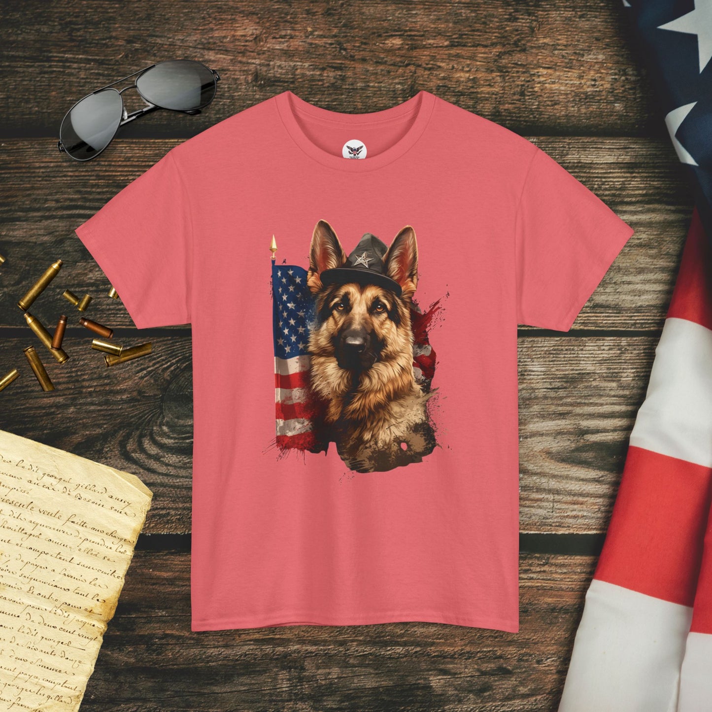 Patriotic German Shepherd T-Shirt