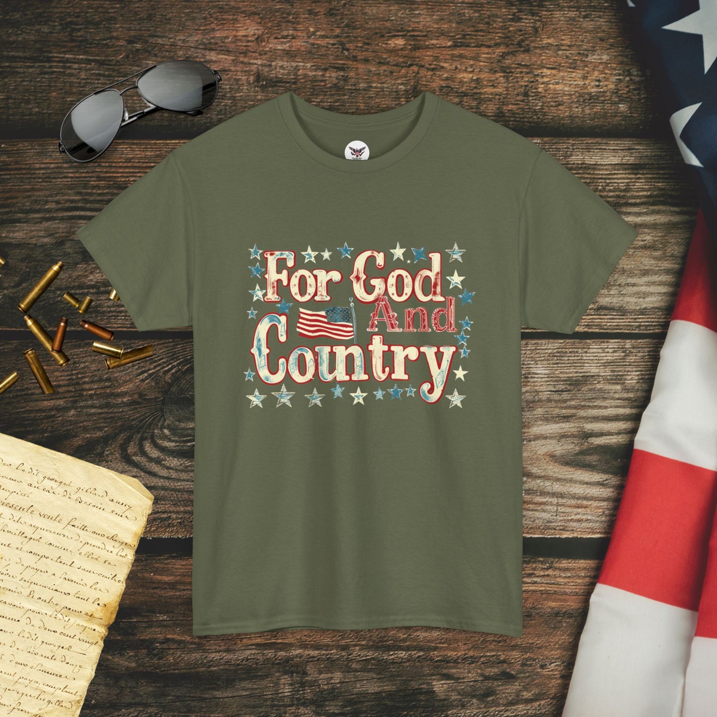 For God and Country Fun Style T-Shirt