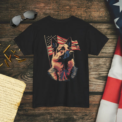 Loyal Patriot German Shepherd (Back) T-Shirt