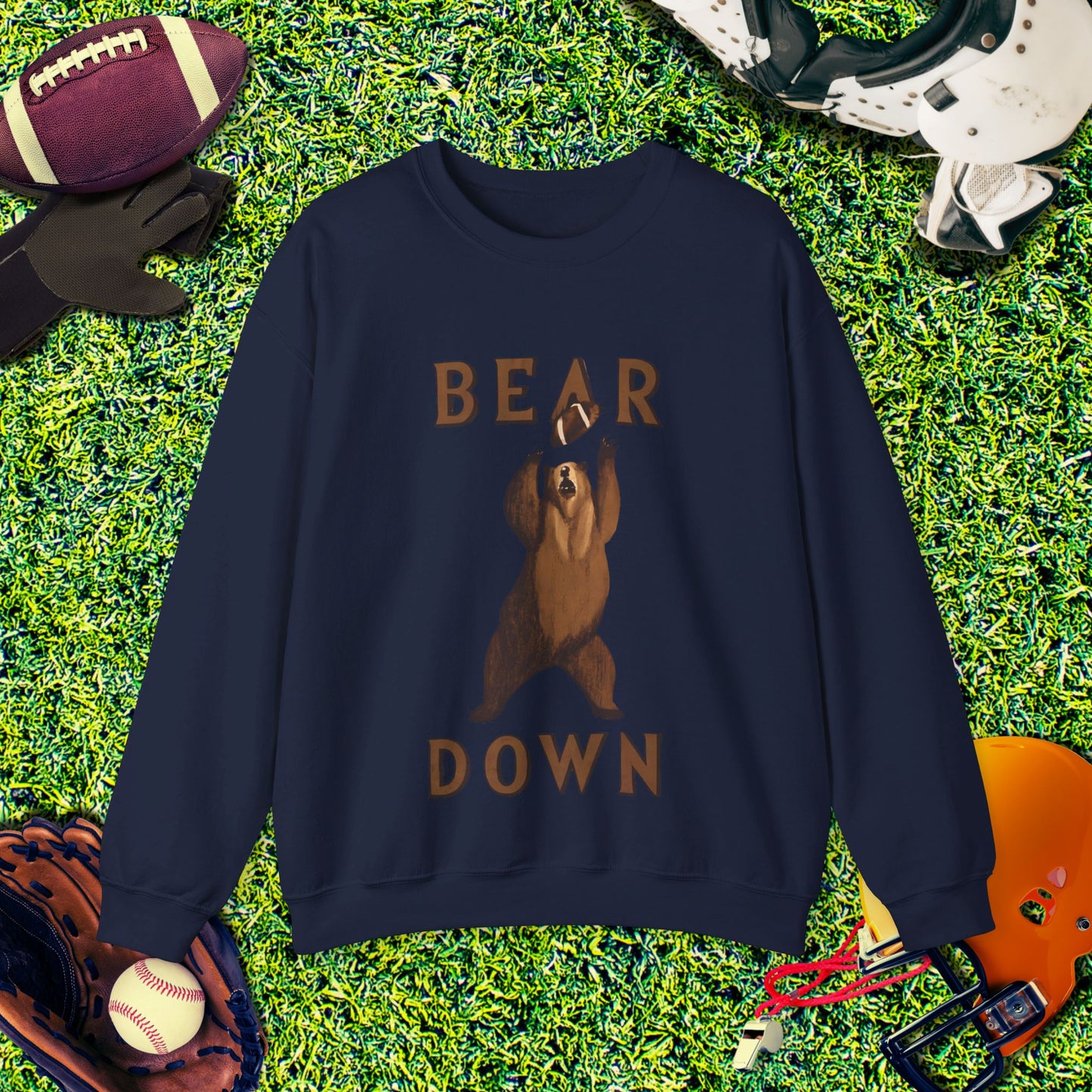 Vintage Chicago Bears "Bear Down" Crewneck Sweatshirt