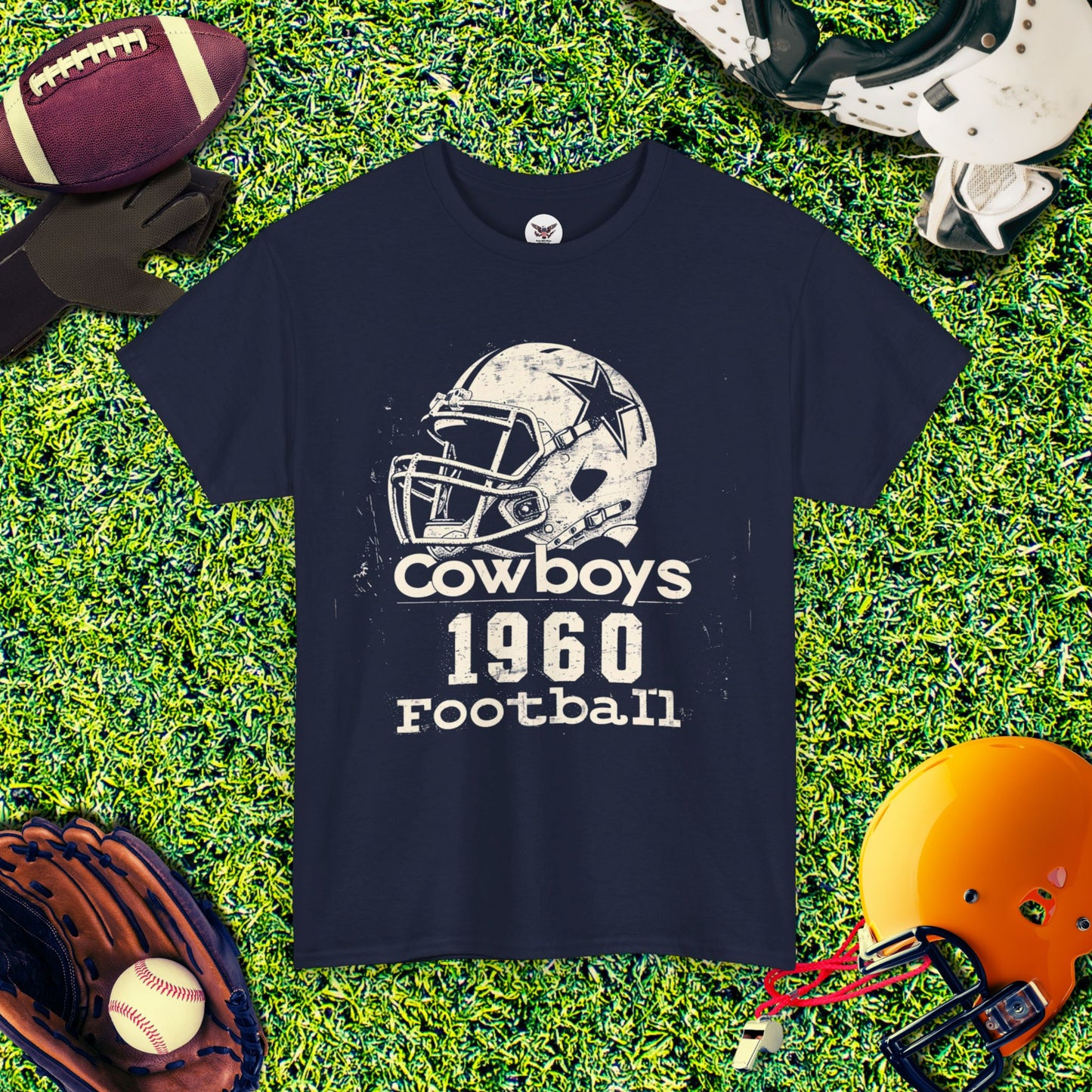 Dallas Cowboys "1960 Football" Vintage T-Shirt