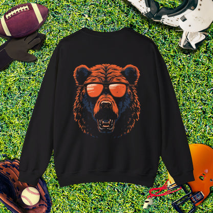 Chicago Bears Cool Shades (Back) Crewneck Sweatshirt