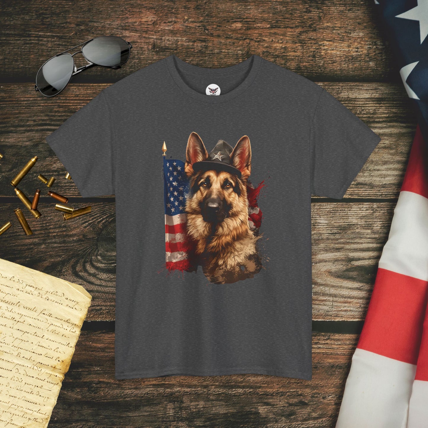 Patriotic German Shepherd T-Shirt