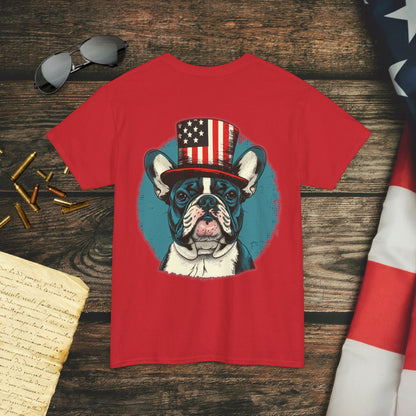 Stars & Stripes Frenchie (Back) T-Shirt