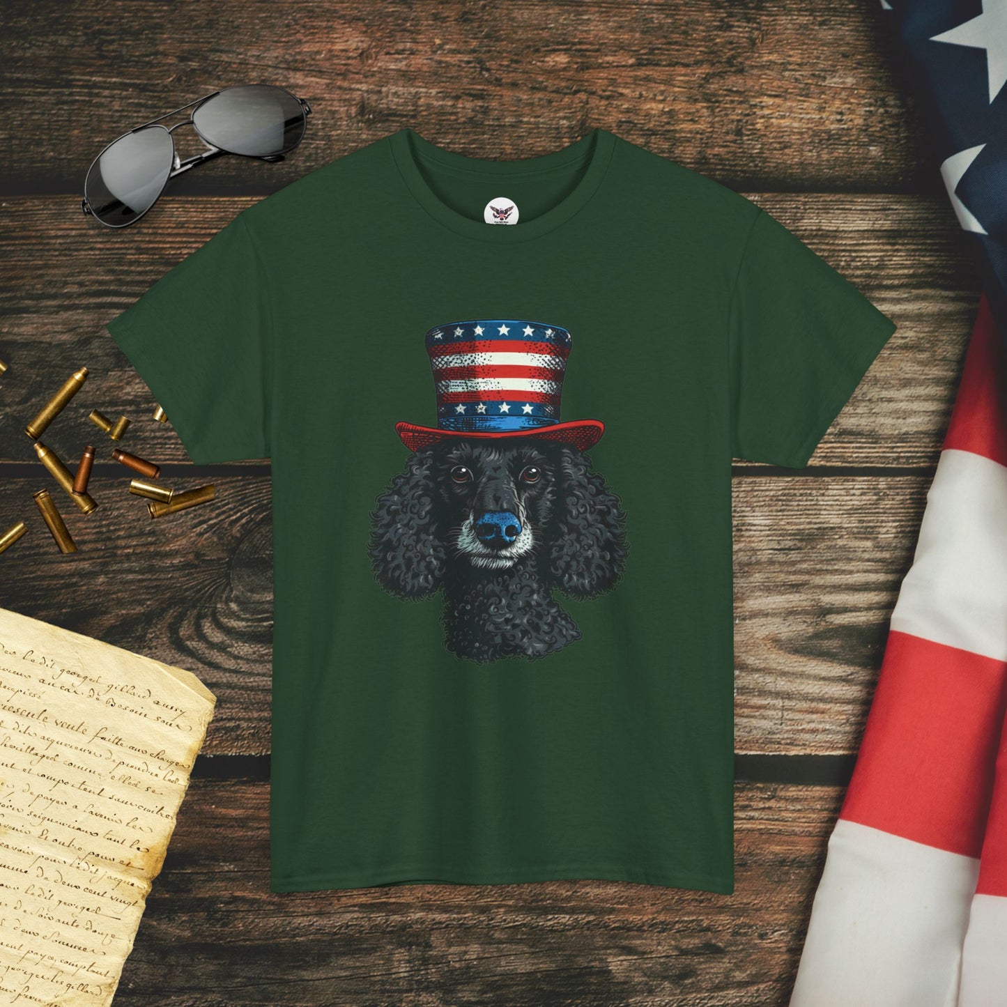 All-American Poodle T-Shirt