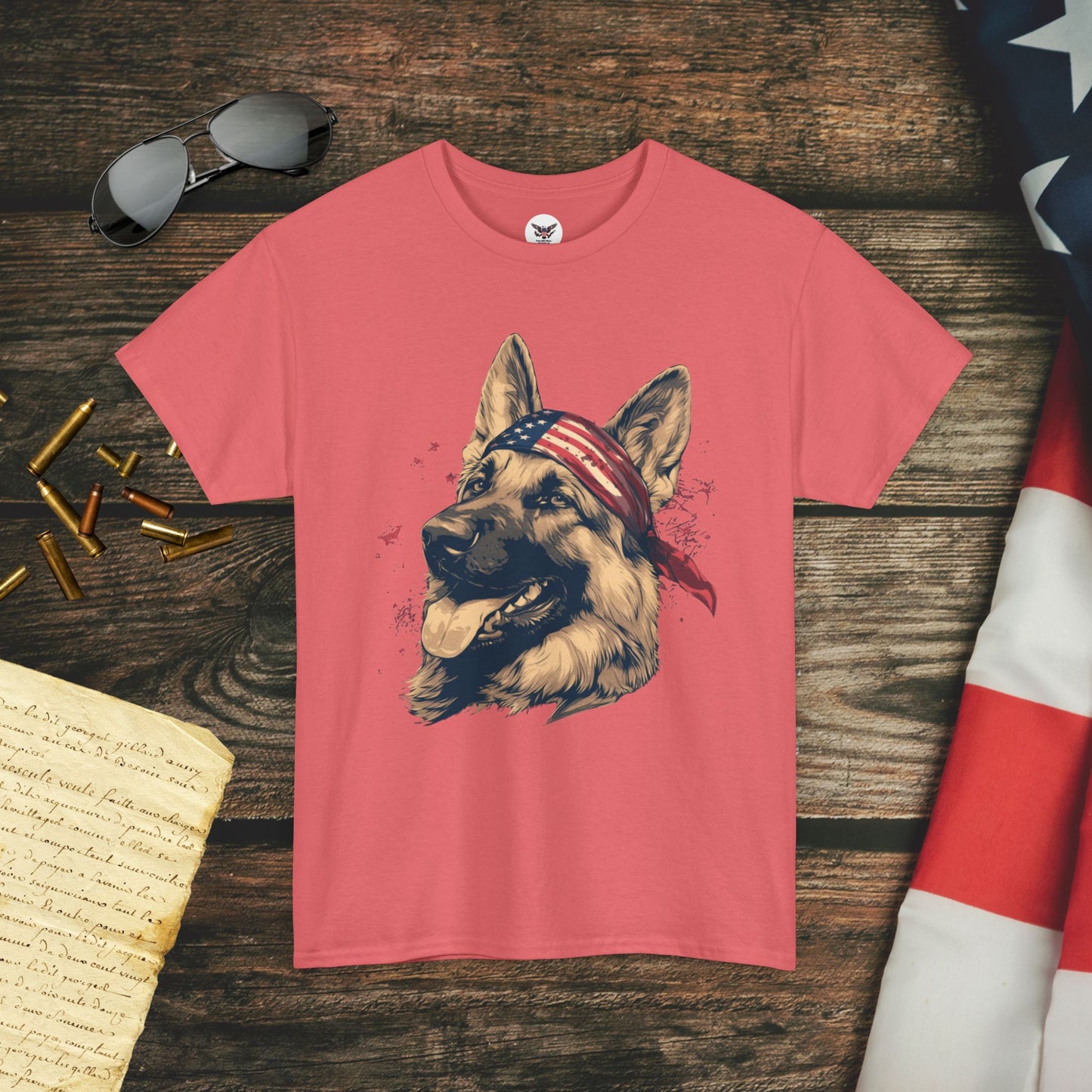 Guarding Freedom German Shepherd T-Shirt