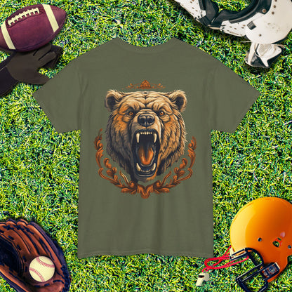 Fierce Chicago Bears Roaring Bear (Back) T-Shirt